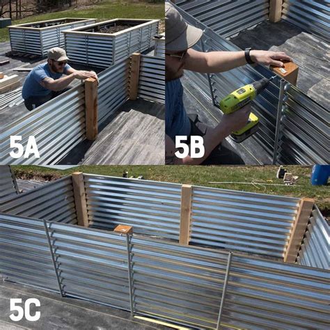 sheet metal garden|galvanized metal raised garden beds.